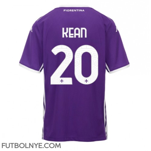 Camiseta Fiorentina Moise Kean #20 Primera Equipación 2025-26 manga corta